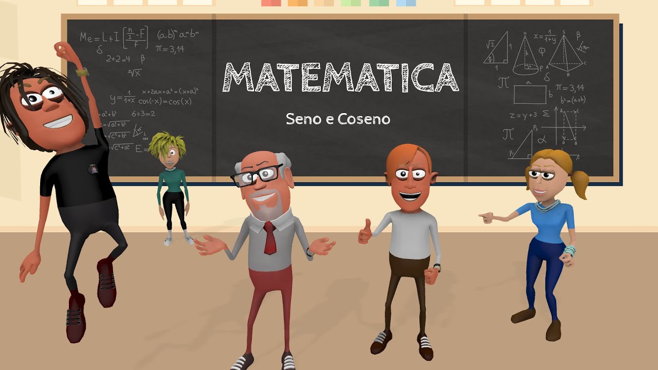 Seno e Coseno - Trigonometria -  Schooltoon