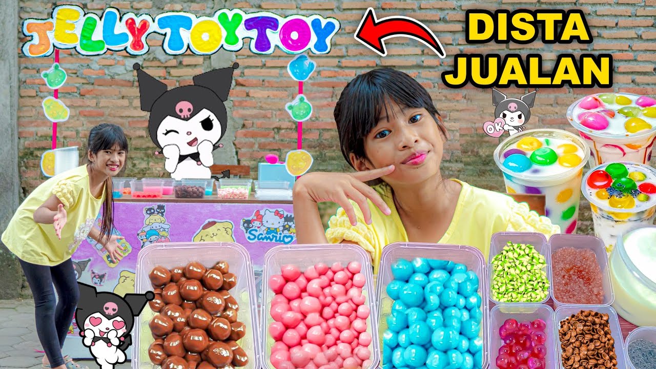 DISTA JUALAN JELLY TOY TOY SANRIO VIRAL🤩!! SERBA WARNA SANRIO😍 #viralvideo