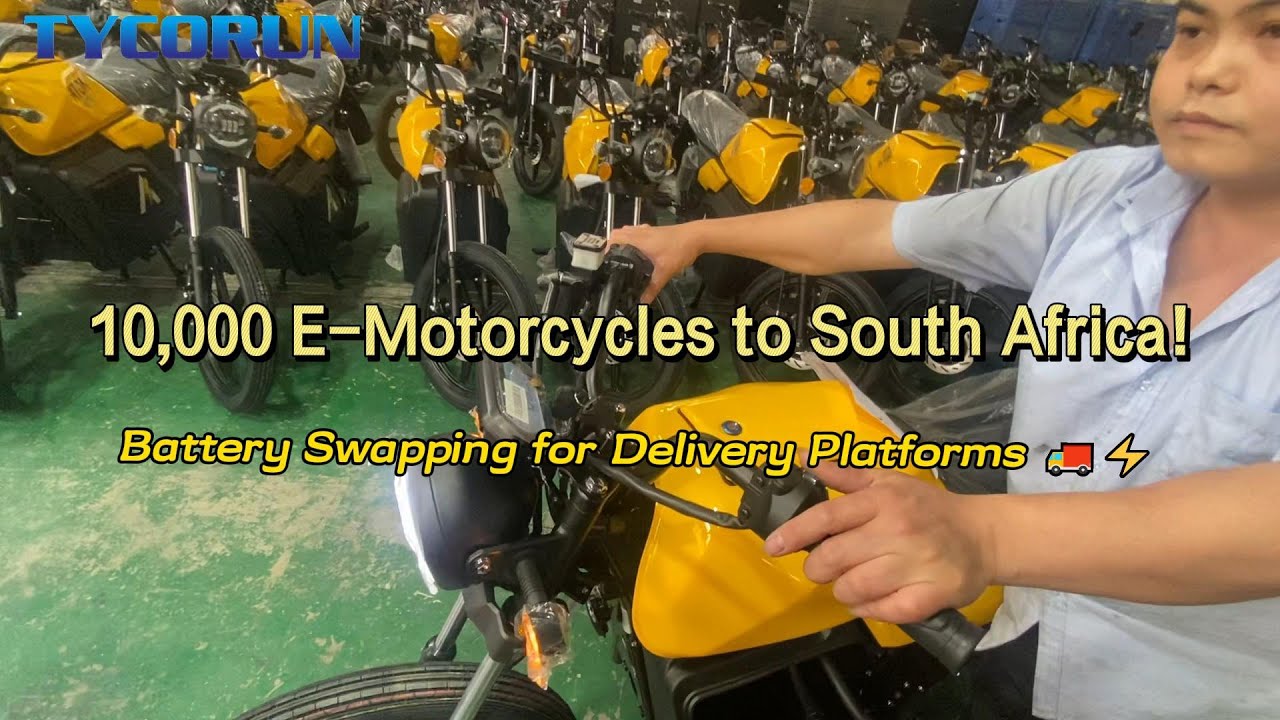 Electric Motorcycles Shipped to South Africa | TYCORUN Battery Swapping Solution