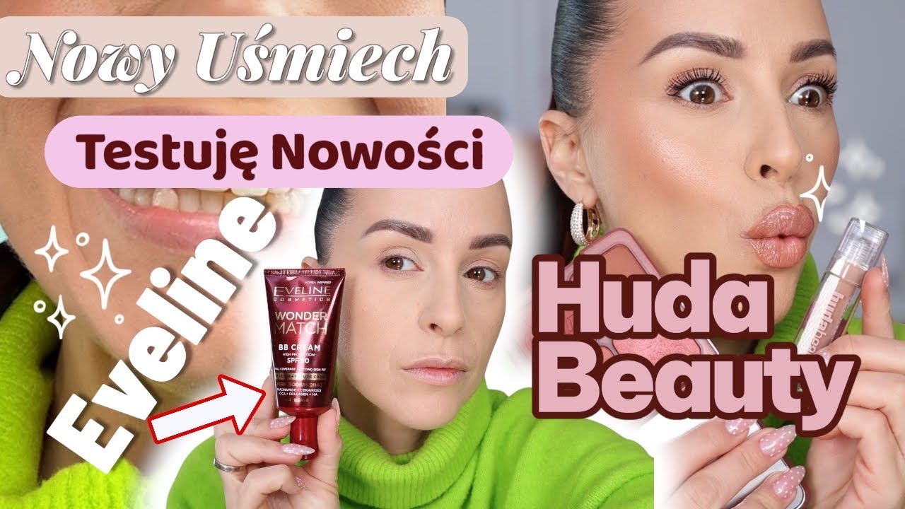 DAILY Vlog✨testuję Nowości od Eveline i Huda Beauty ✨ zrobiłam sobie nowy uśmiech 😎