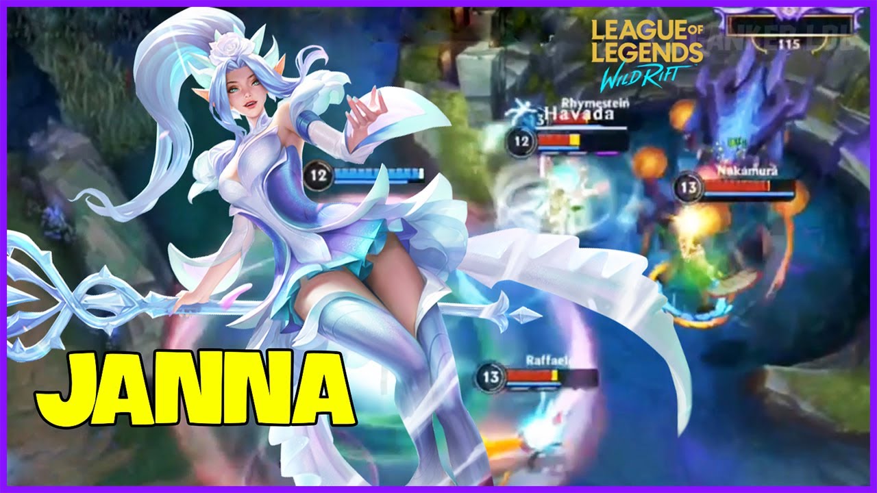 Wild Rift JANNA Montage - Best JANNA Plays | LoL Wild Rift Montage