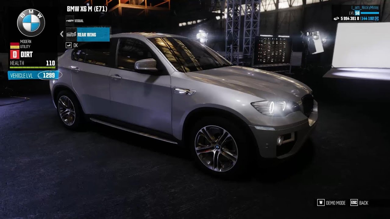 The Crew Wild Run - BMW X6 M E71 Dirt Spec Customization + FDC Custom Rally Race  [March Update]