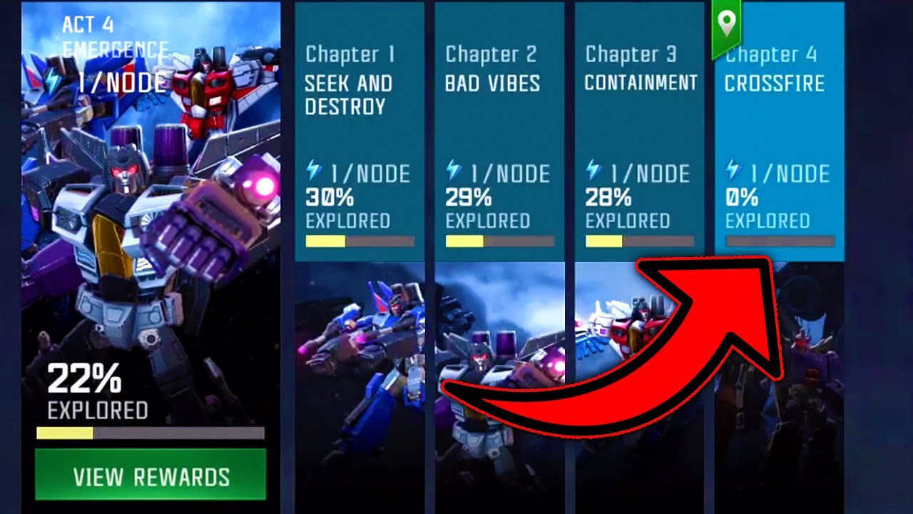 ACT 4 CHAPTER 4 (FULL) GAMEPLAY! - Transformers Forged To Fight