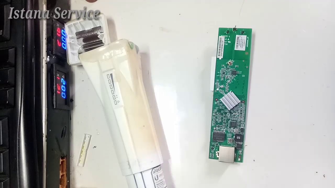Memperbaiki Airgrid m5hp Kendala Lan Failur // eks kena petir_ ic ar80032