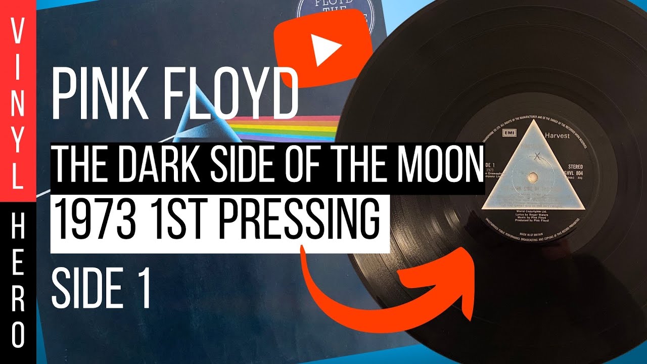 Pink Floyd - The Dark Side Of The Moon - 1973 UK 1st Pressing - Full Album (Side1) #pinkfloyd #vinyl
