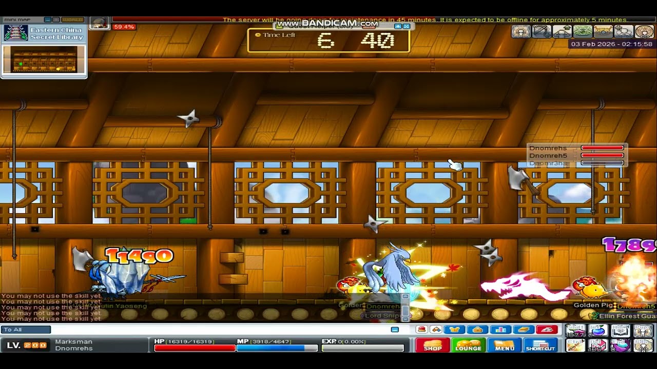 MapleStory Shao without attack pots [Royals]