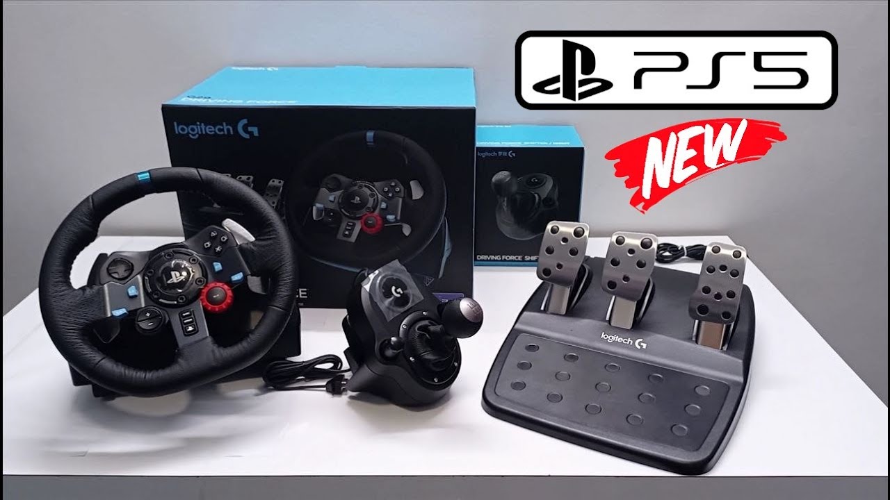 Logitech G29 steering wheel for new PS5/PS4/PS3/PC - Unboxing and Setup