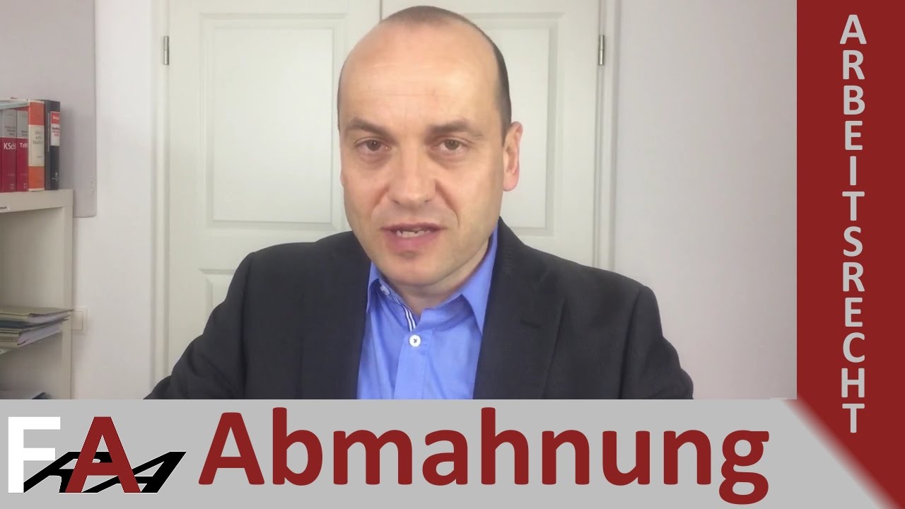 Abmahnung erhalten - was nun? | Fachanwalt für Arbeitsrecht Bredereck
