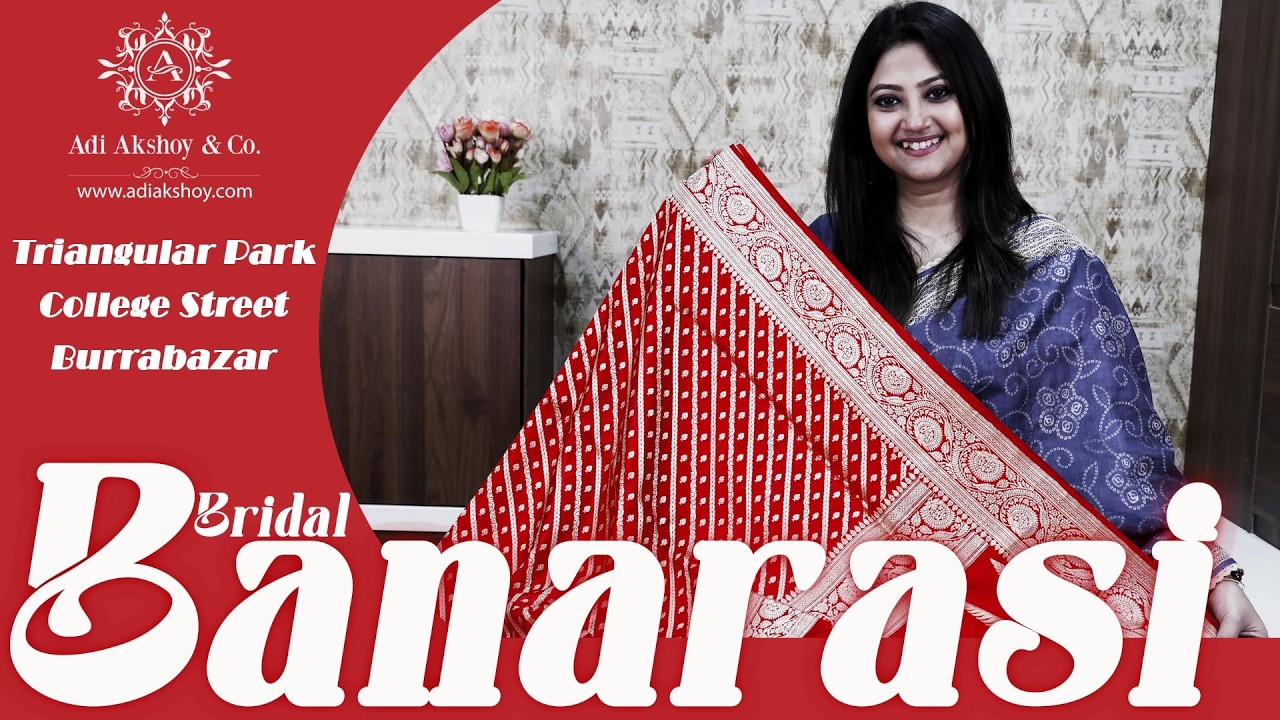 Exquisite Bridal Banarasi Saree For Your Special Day | Adi Akshoy Wedding Collection #bridal
