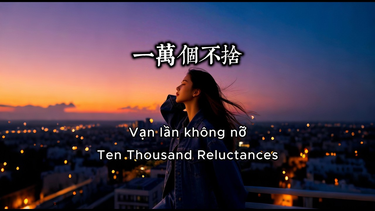 《一萬個不捨》[ 愛到最後 只剩放手 ] Ten Thousand Reluctances Cover by Ivy Lyrics《中文｜Tiếng Việt｜EN》