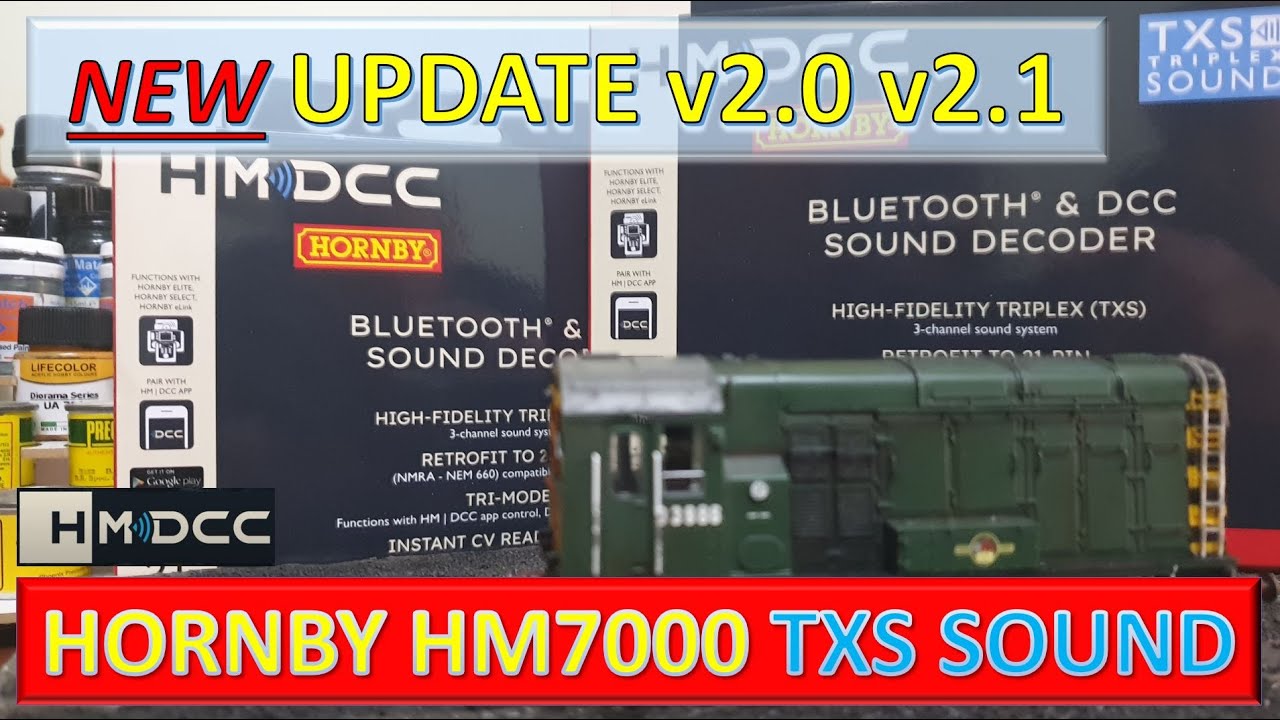 HORNBY | HM7000 TXS Decoder | NEW UPDATE