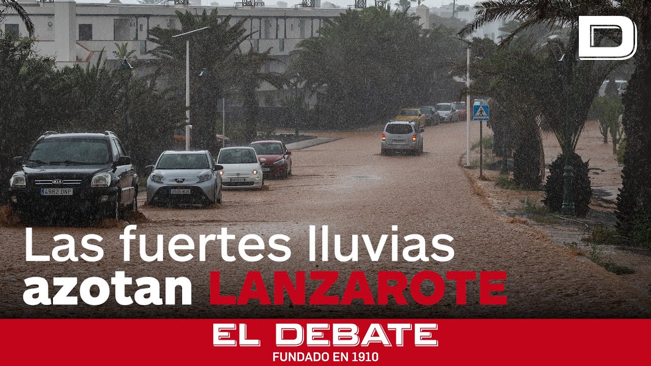 Lanzarote se recupera tras las inundaciones que han causado 222 incidencias entre Arrecife y Teguise