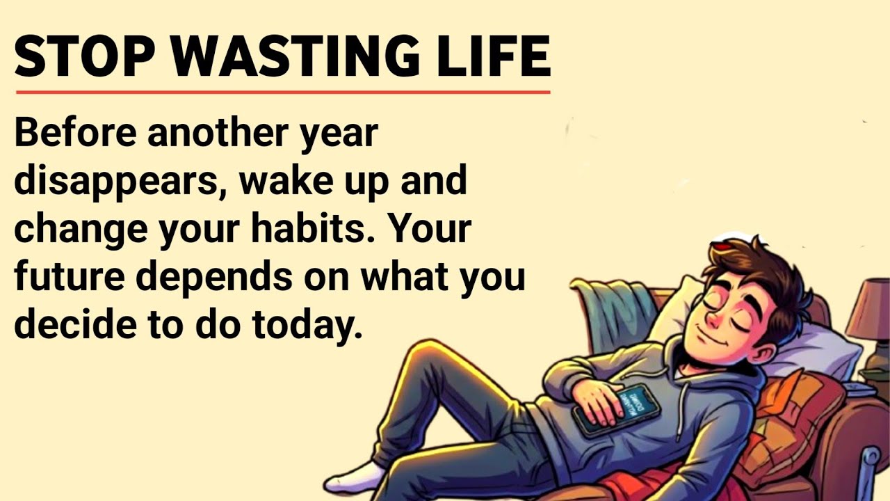 Watch This Before You Waste Another Year of Your Life | Learn English Through Story 