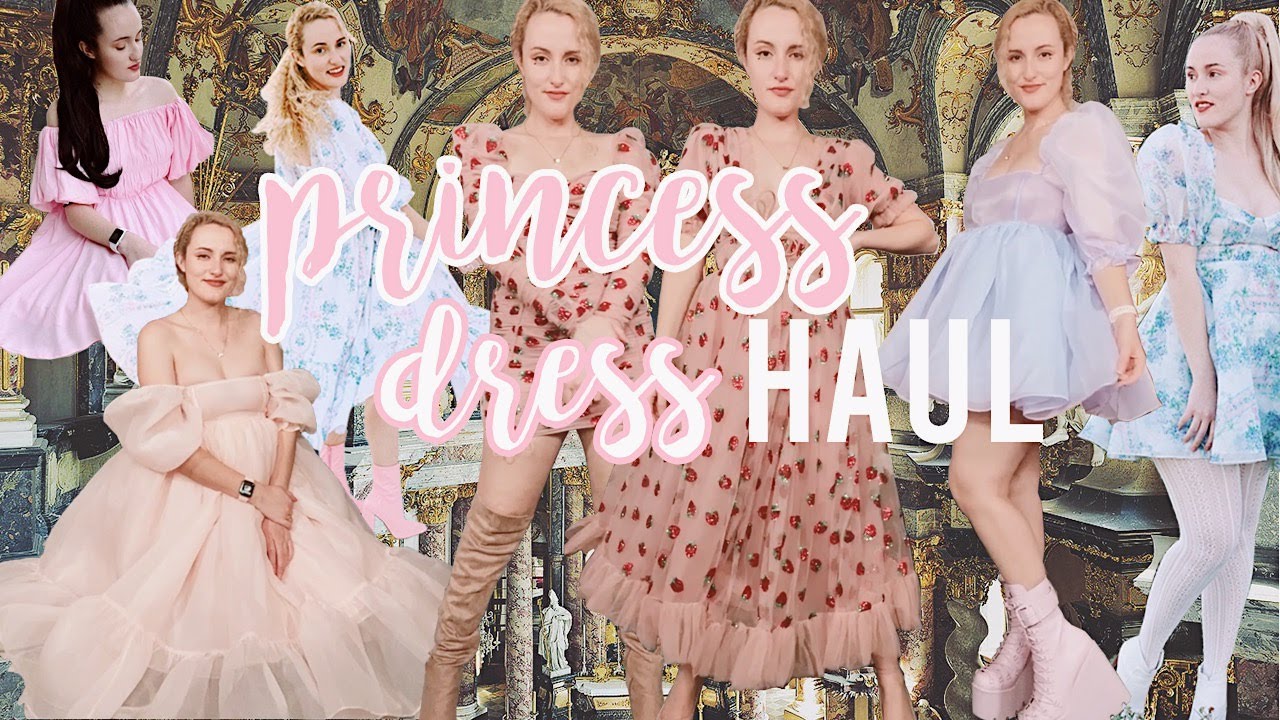 Princess & Cottagecore try-on dress haul | Selkie, Lirika Matoshi, J.ING, FLL, and ASTR the Label