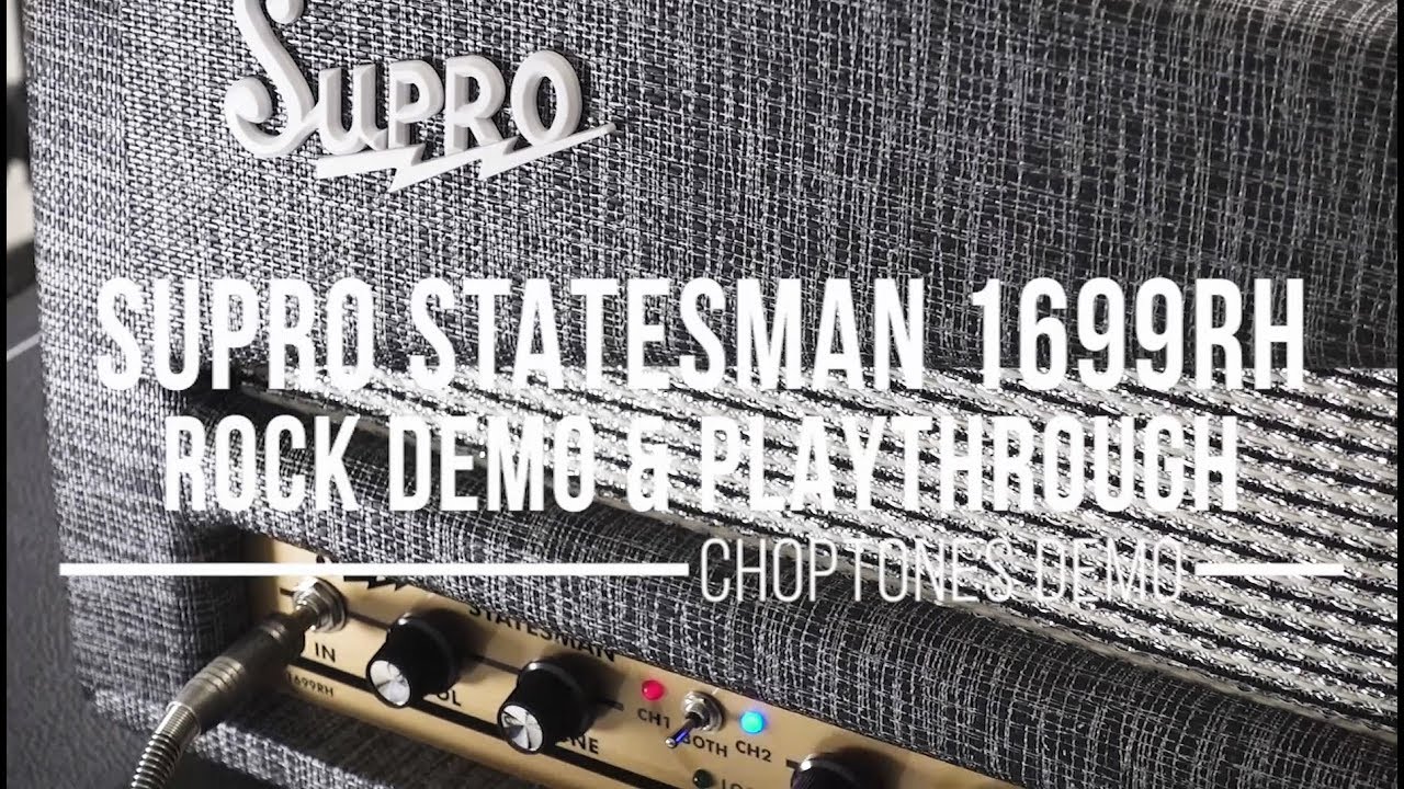 Supro Statesman 1699RH | Rock Demo & Playthrough