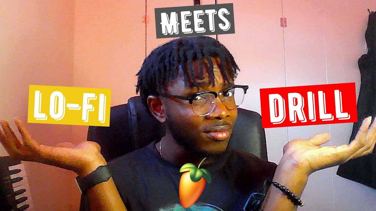 MAKING A DRILL BEAT BUT WITH A LOFI MELODY | FL Studio Tutorials