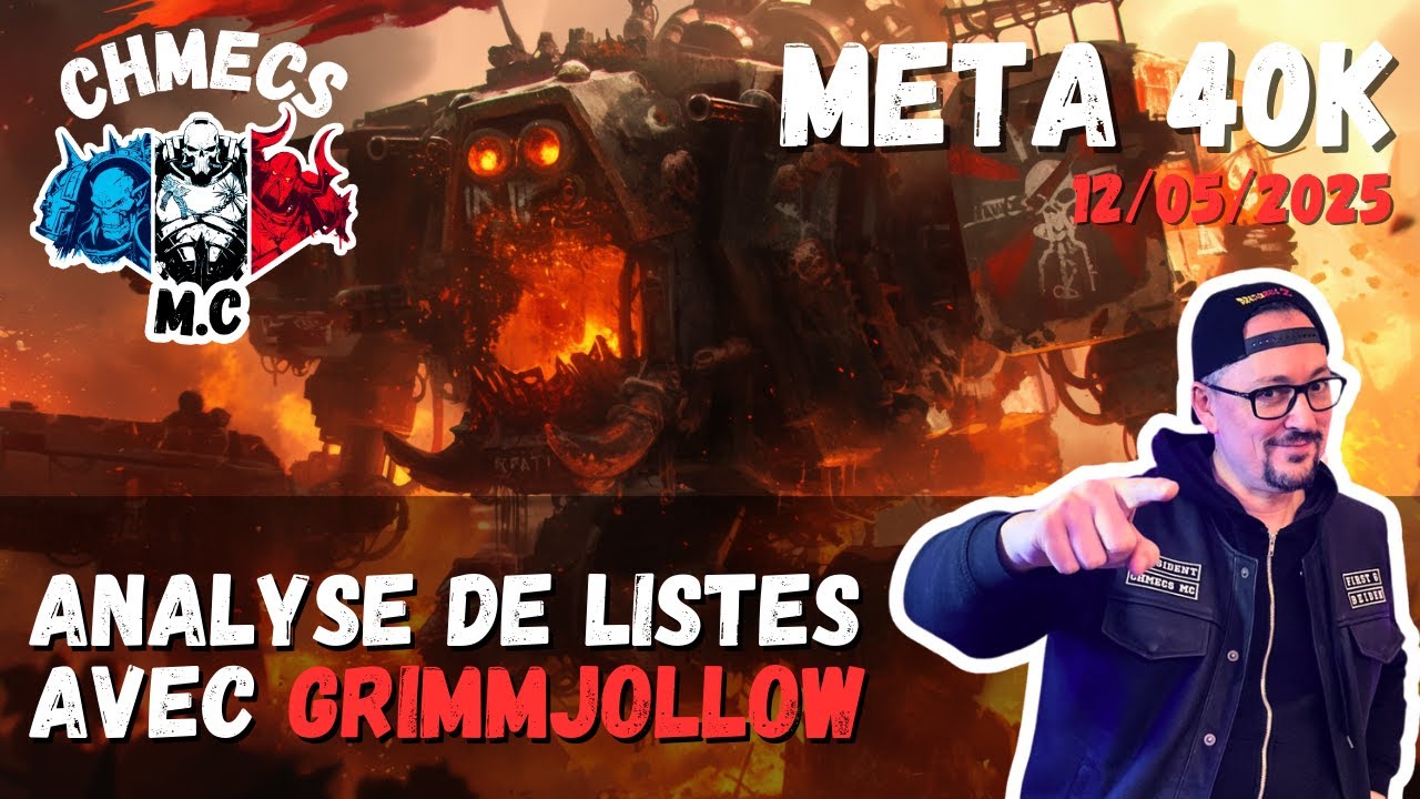 META 40K - Grimmjollow (EdF) d&eacute;crypte EC, Orks et Death Guard + Silver Tickets & m&eacute;ta allemande !
