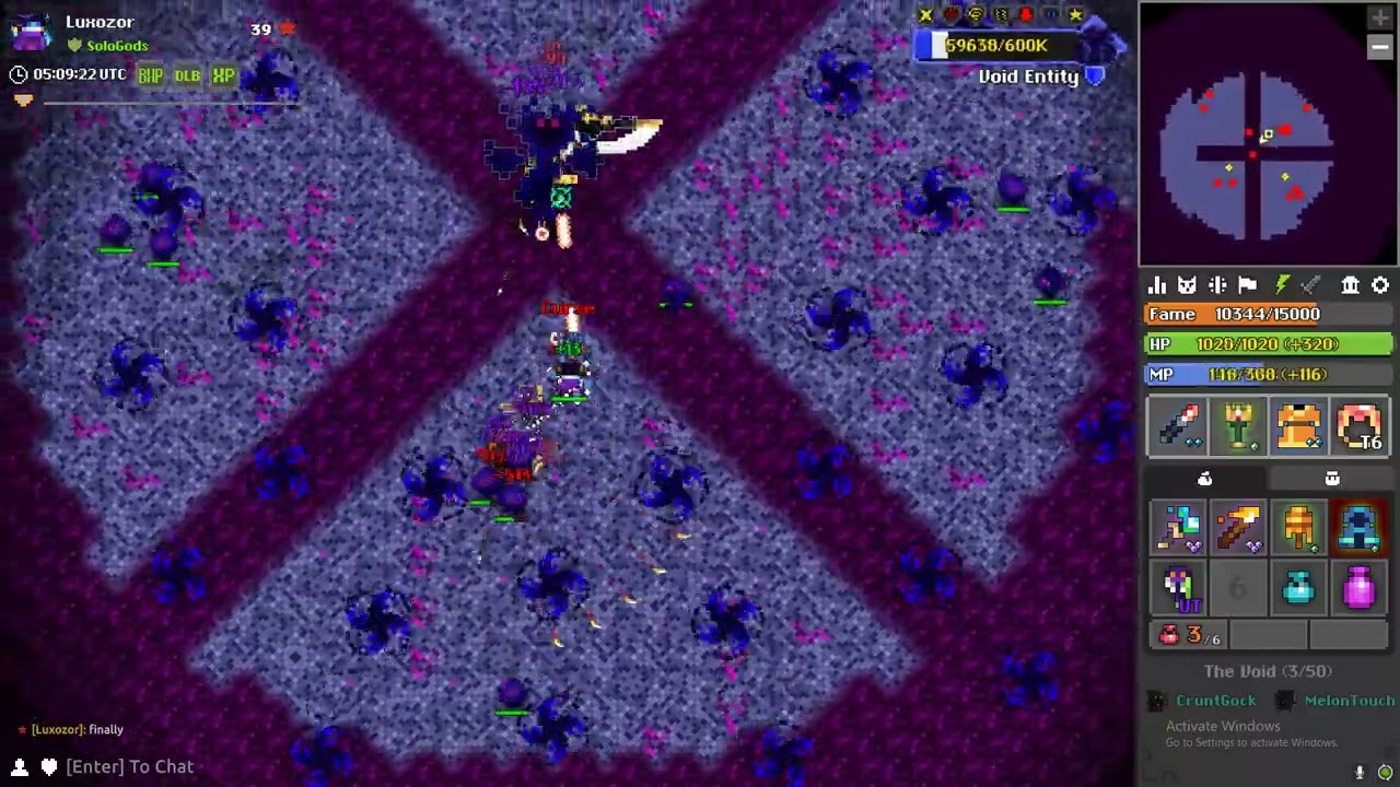 RotMG - 4 to 2 Man Void - DOUBLE WHITE