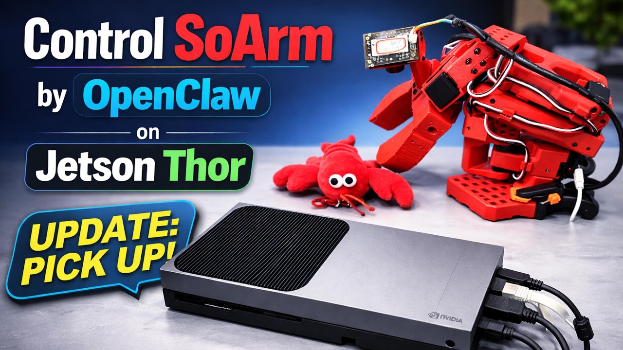 Control SoArm Pick Up by OpenClaw on Jetson Thor