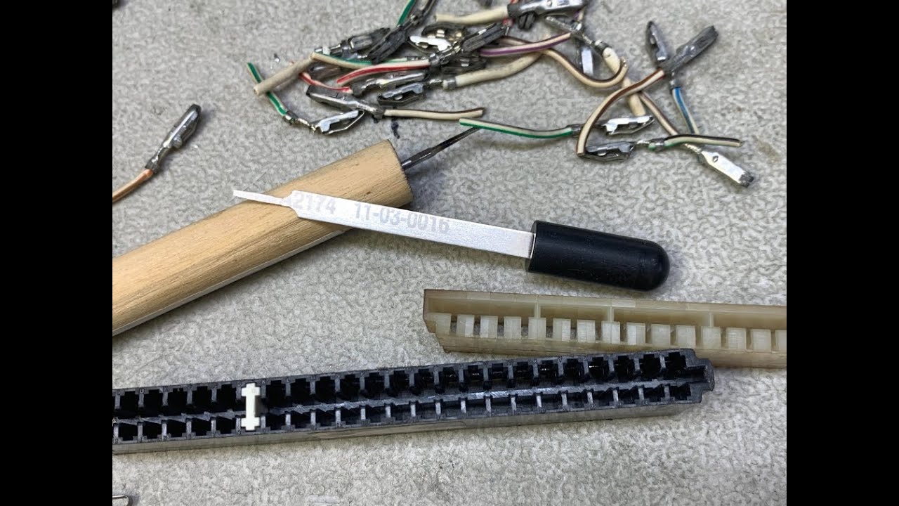 Gottlieb Pinball Edge Connector Pin Removal