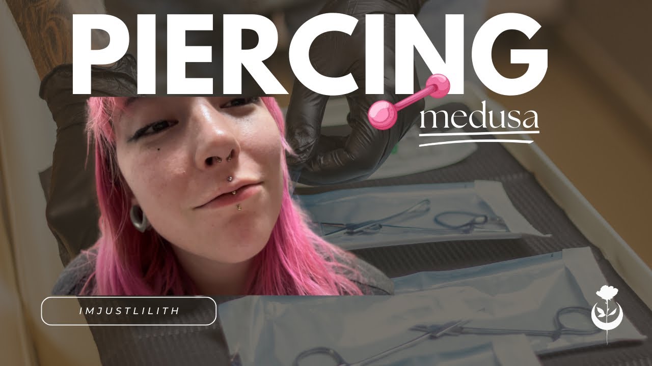faccio il piercing MEDUSA per la TERZA volta?? 😱🪡 | Lilith