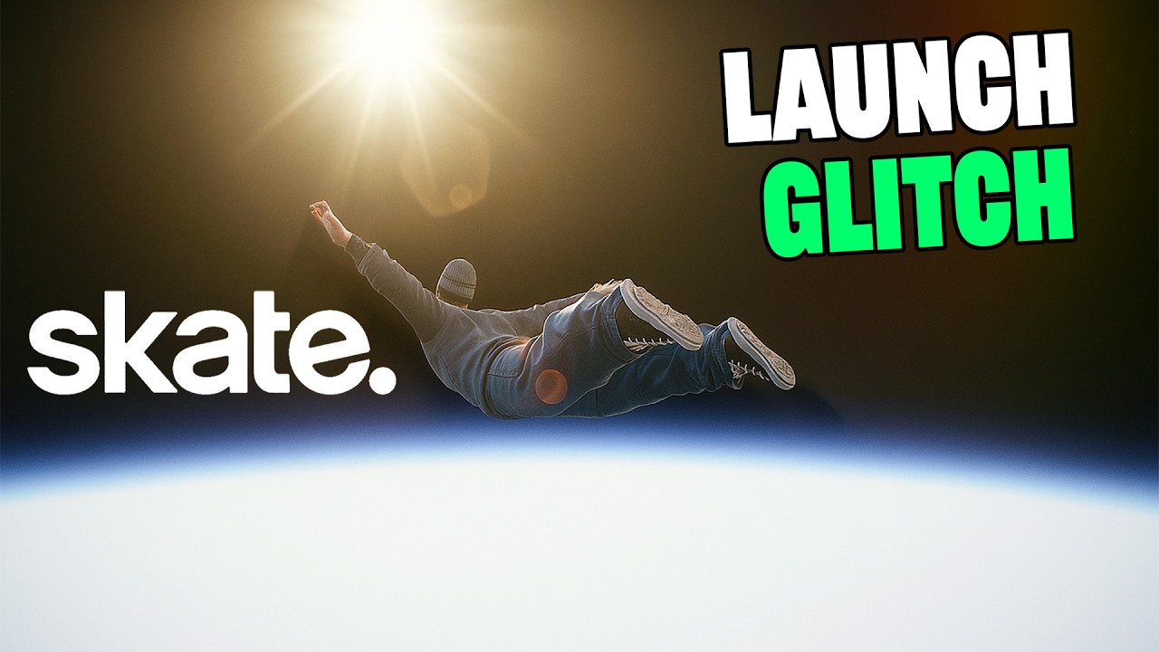 How To Launch Glitch Into Space in Skate. (Skate 4 Launch Glitch Tutorial)