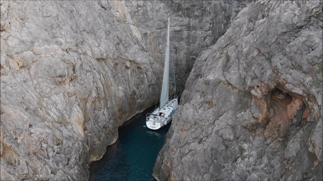 Putting a 50ft sailing yacht where the sun doesn't shine