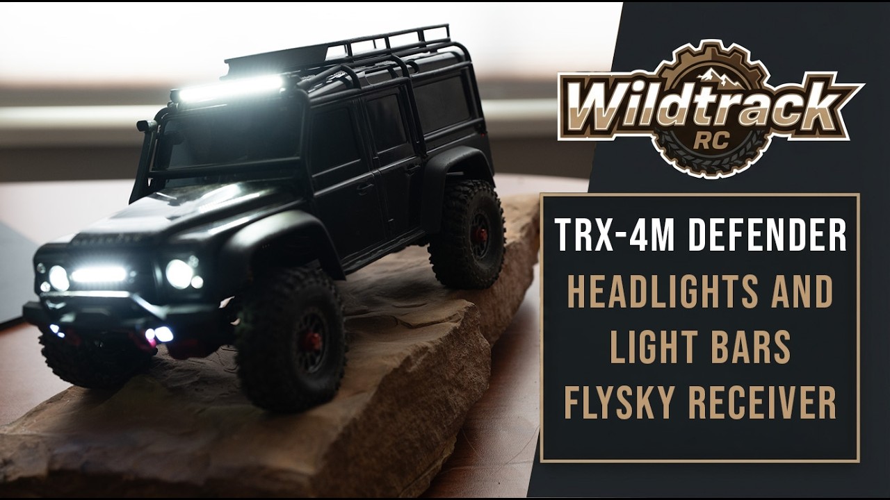 How to make Traxxas Headlights and Light bar working with Injora Roverin 2 / ESC and Flysky Receiver