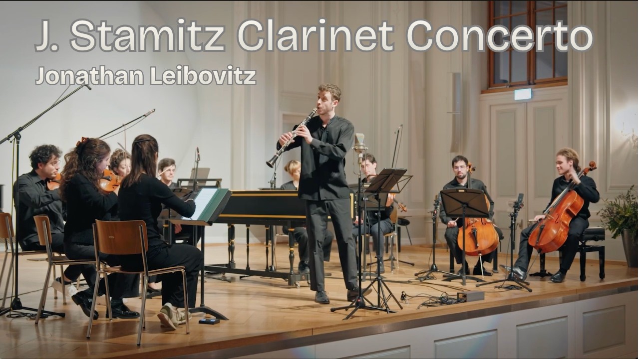 J. Stamitz Clarinet Concerto 1st movement - Jonathan Leibovitz