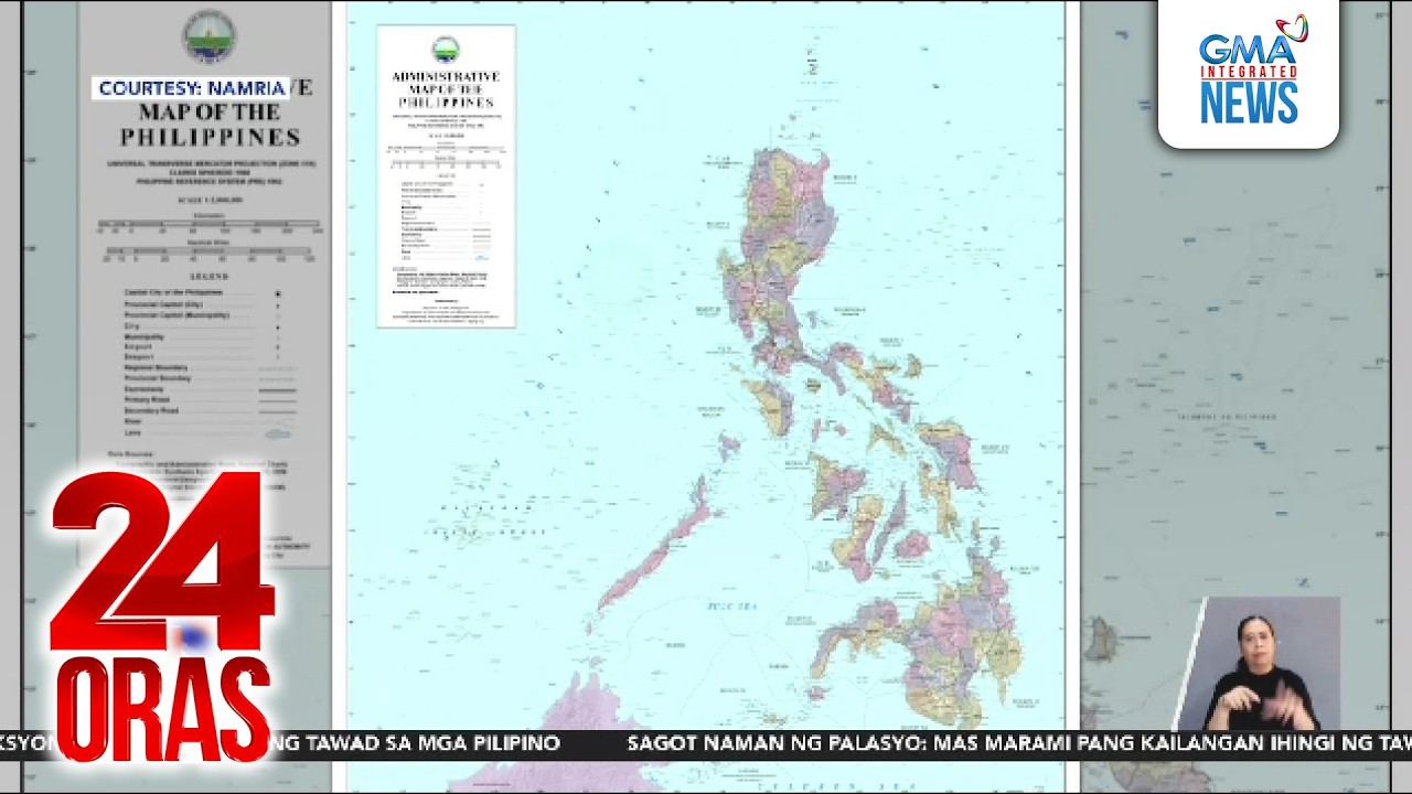 Mapang may ‘West Philippine Sea,’ hinahanap ni Marcoleta; NAMRIA, ipinakita ang map... | 24 Oras