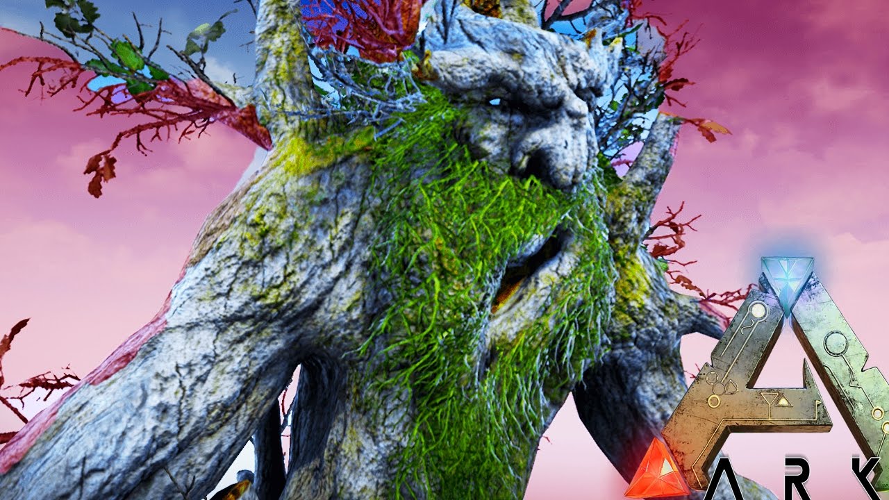 Ark Survival Evolved - GIANT TREE ENT FIGHTS OFF 250 FEMINIAZIS - (Ark Modded Gameplay)