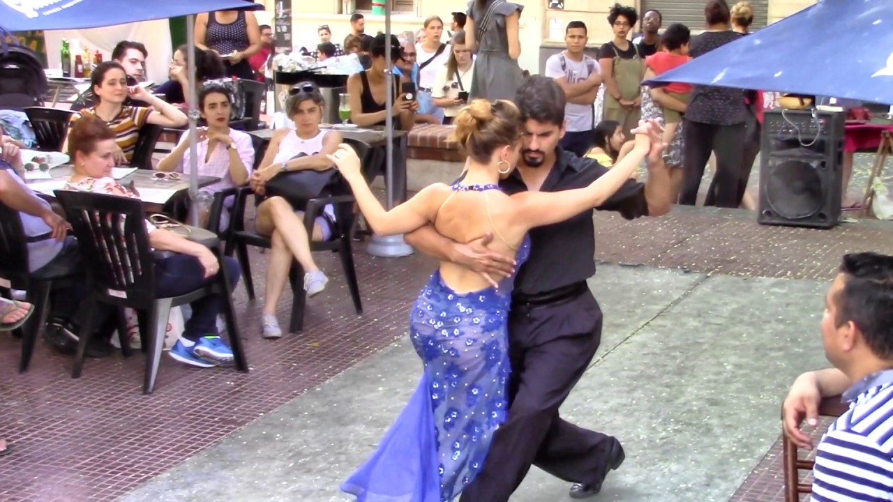 Tango in Plaza Dorrego, Buenos Aires, Argentina, December 29, 2018 (1/2)