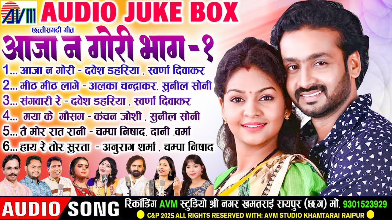 आजा ना गोरी (भाग 1) Cg Song | Audio Jukebox | Chhattisgarhi Gana | Best Collections Of Avm Gana 2025