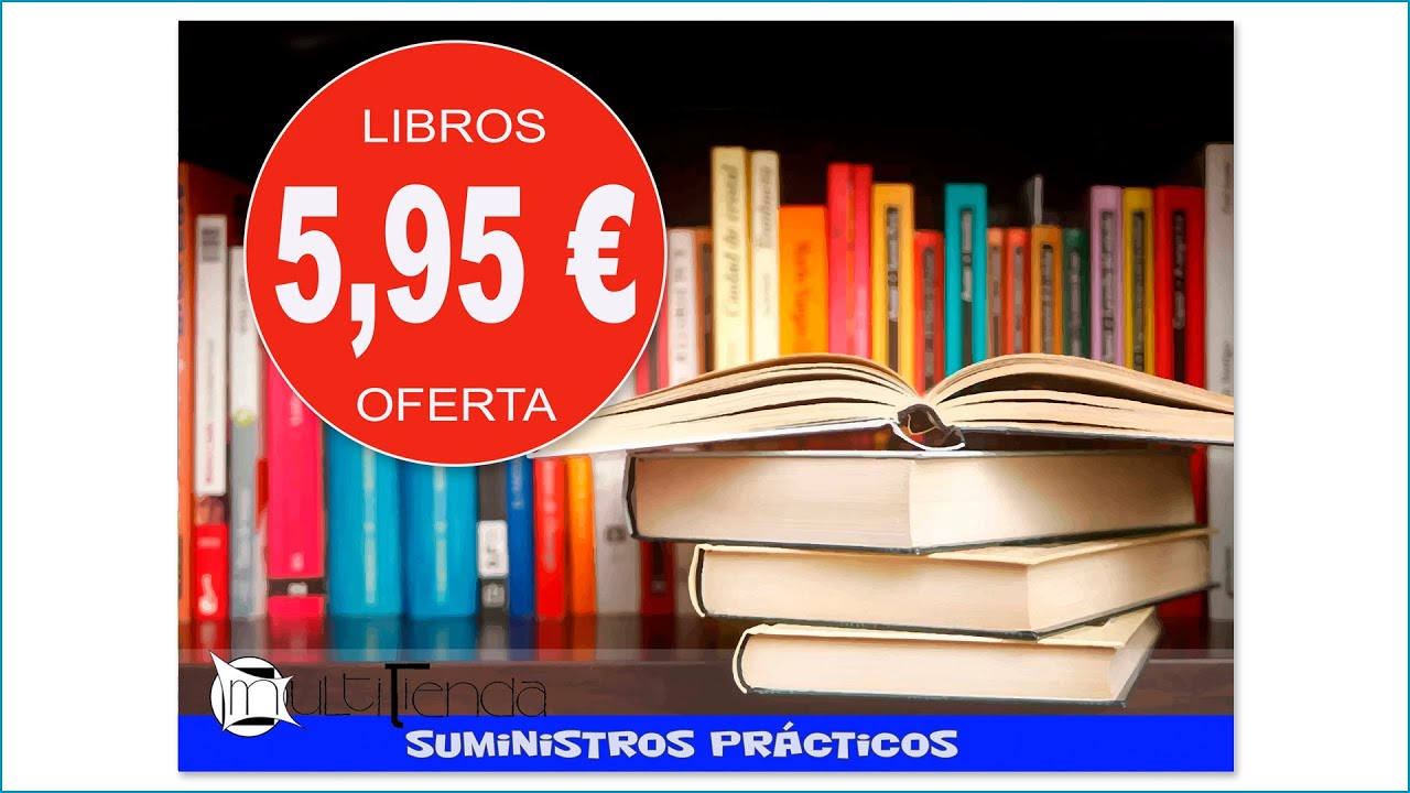 Oferta en libros a 5 95