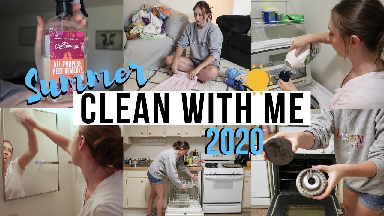 SUMMER 2020 CLEAN WITH ME | EXTREME CLEANING MOTIVATION | Michaela Cook