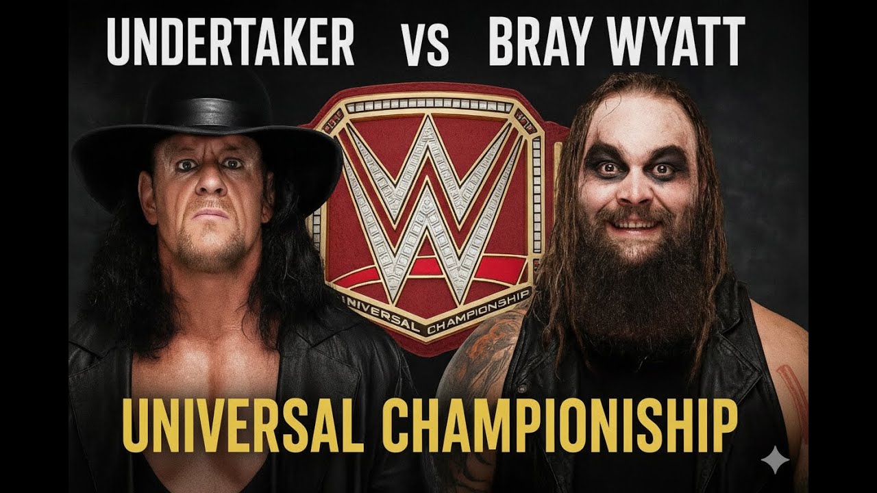 Undertaker vs Bray Wyatt – Universal Championship | Full WWE 2K Match