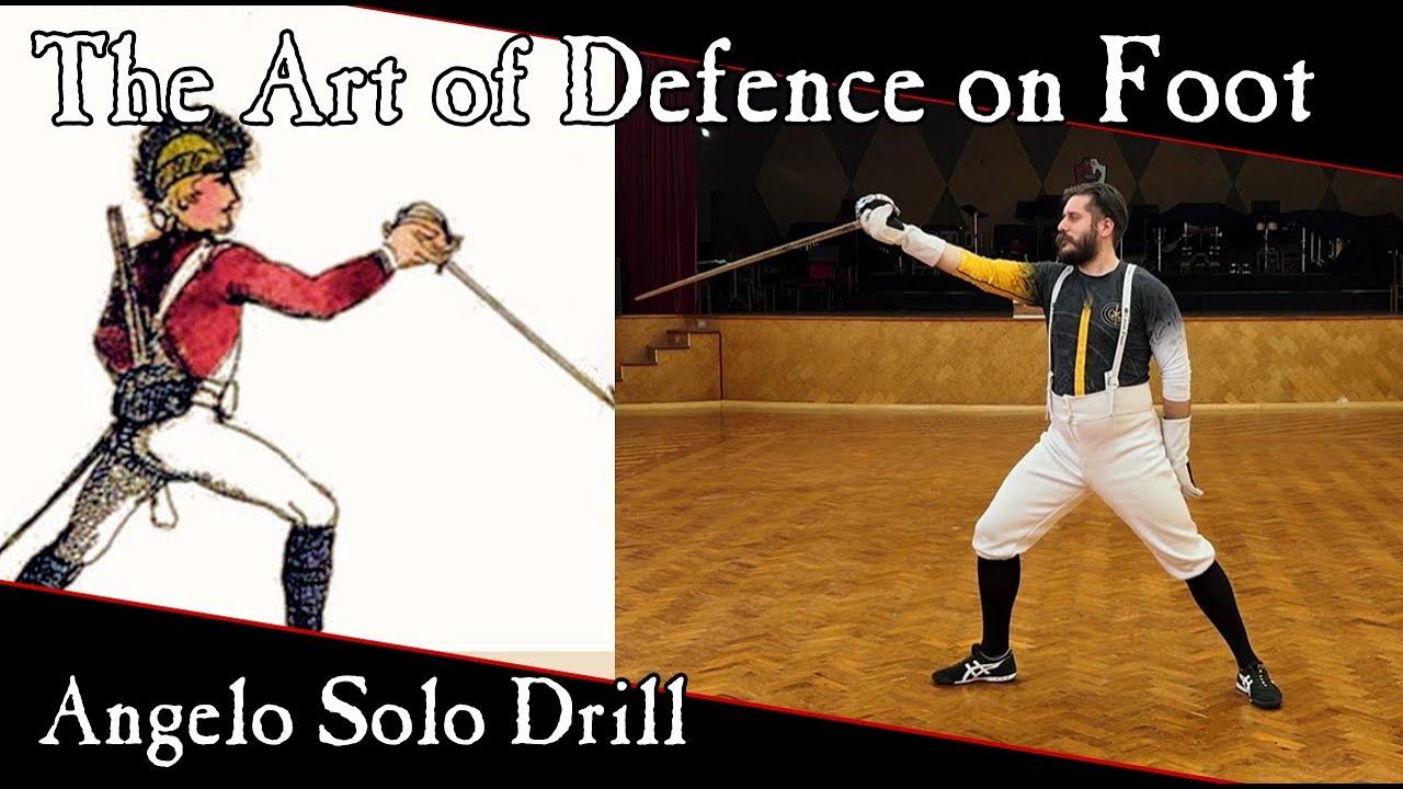 British Military Sabre Instruction - Angelo Solo Drill