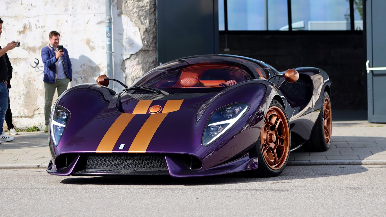 De Tomaso P72 (1 of 3) | Start Up + Driving + Details | Munich