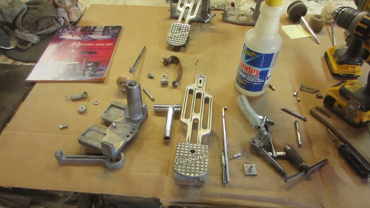 Mid 60s Rogers Swivo Matic Bass Drum Pedal Restoration