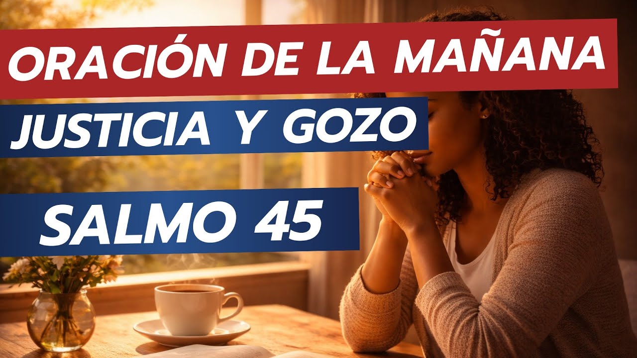 ORACIÓN DE LA MAÑANA con el SALMO 45 — Alegría, Gracia en tus Palabras y Dignidad