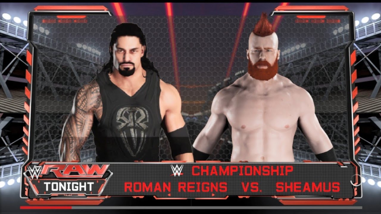 Roman Reigns Vs Sheamus For WWE Championship 14 Dec 2015 Raw Full Match I WWE 2K18 PC Gameplay.