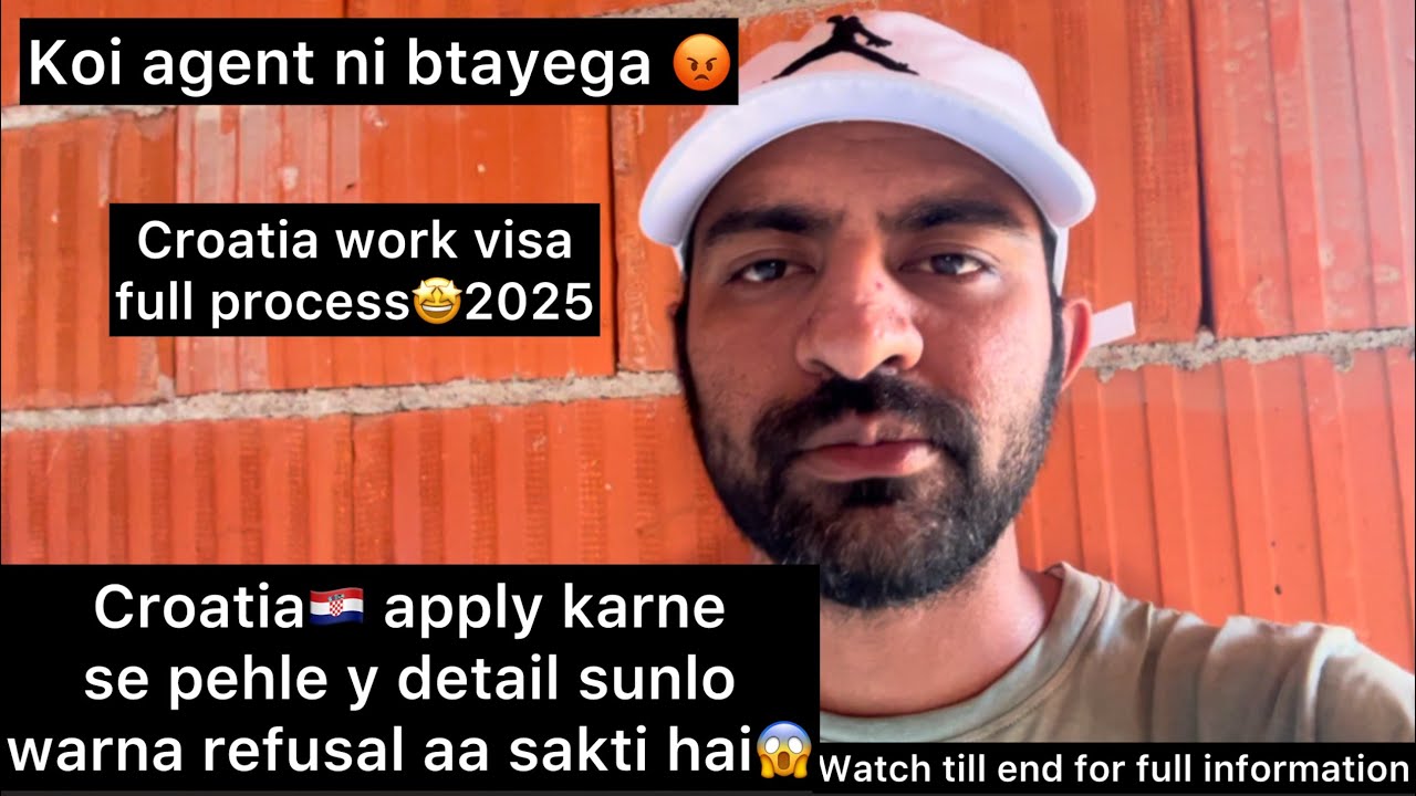 Croatia work visa total kharcha ||VFS submission process ||After VFS process complete information