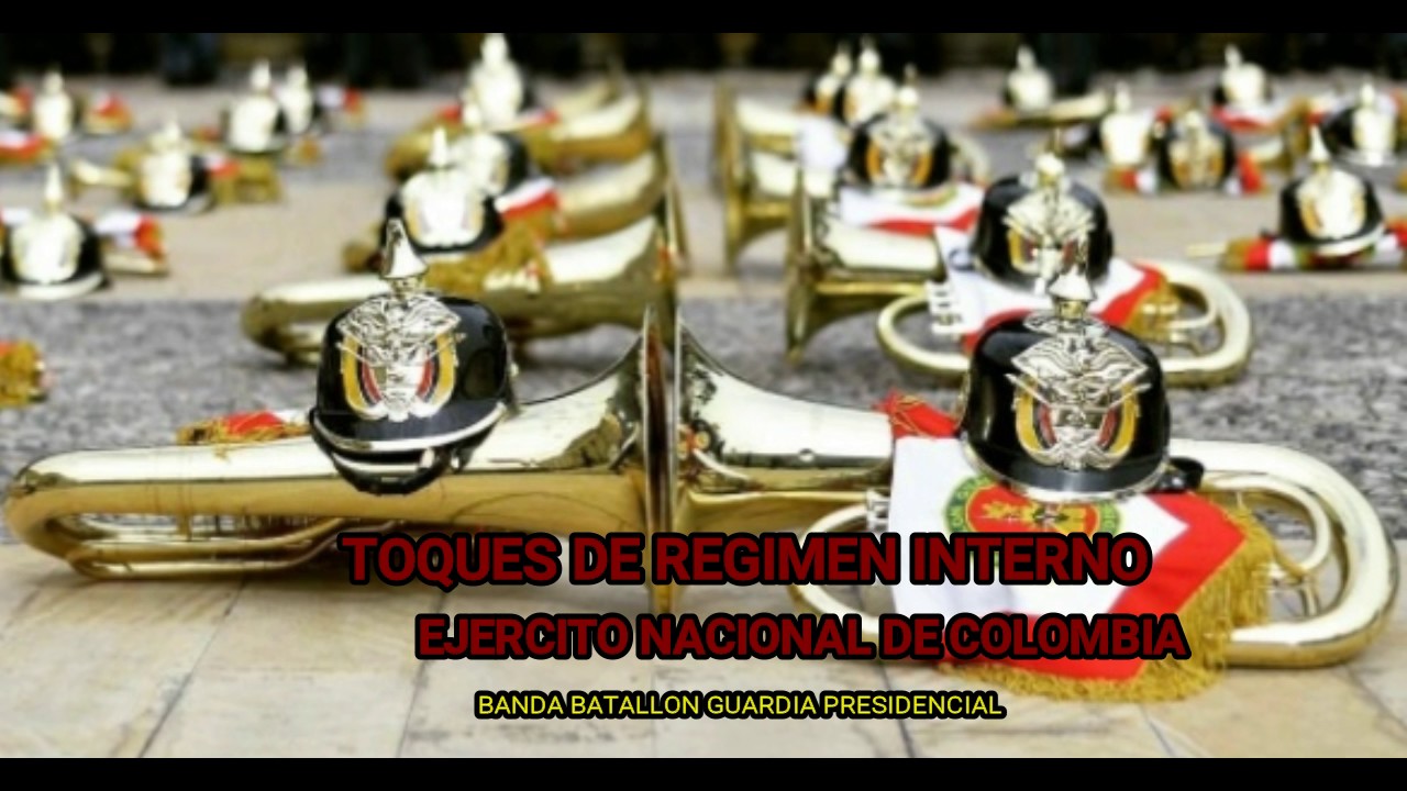 TOQUES DE RÉGIMEN INTERNO-CORNETA DE SERVICIO- EJERCITO DE COLOMBIA