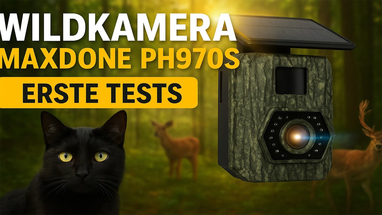 Erste Testaufnahmen der Wildkamera #Maxdone PH 970 S  #wildlife