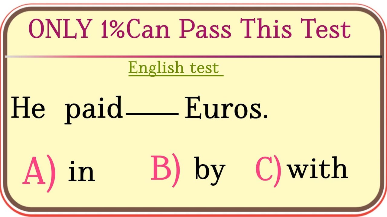 G for Grammar past present future mix ✨ ONLY 1% Can Pass This Test