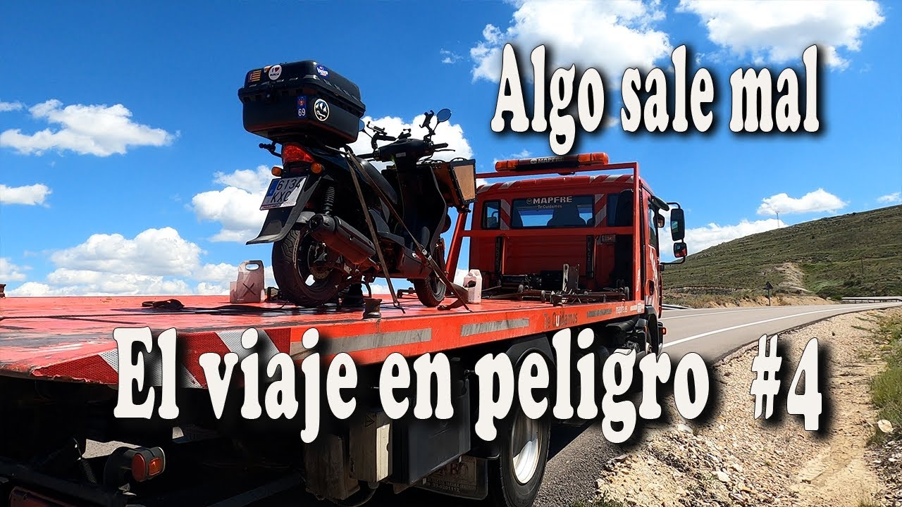 Algo sale mal. El viaje en peligro. En Scooter de 125 por la España vacía #4