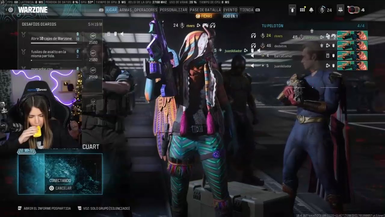 RIVERS JUGANDO EL NUEVO WARZONE CON DED, JUAN Y BARCA
