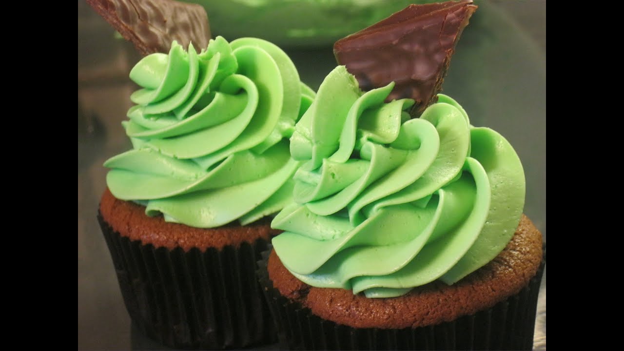 [Rezept] Schokoladen - Pfefferminz - Cupcakes