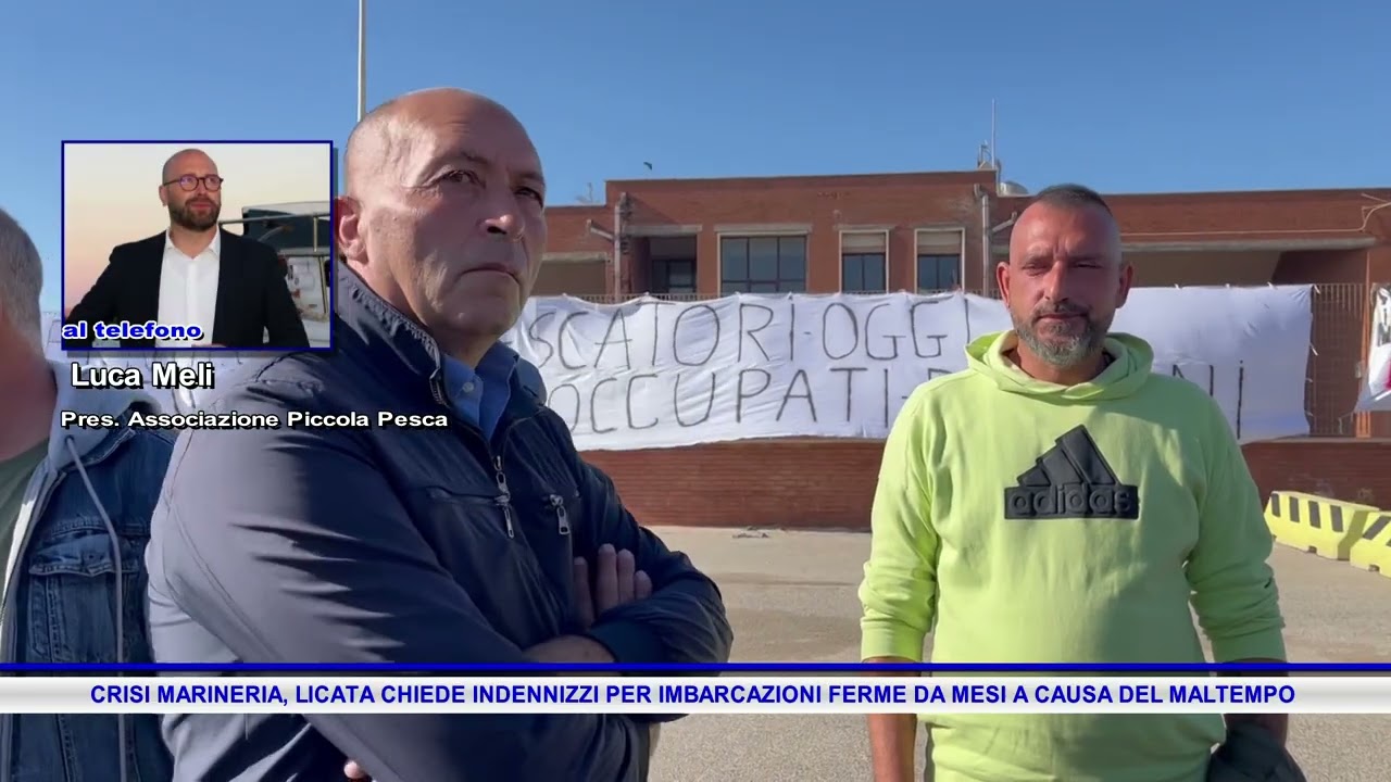CRISI MARINERIA, LICATA CHIEDE INDENNIZZI PER IMBARCAZIONI FERME DA MESI A CAUSA DEL MALTEMPO