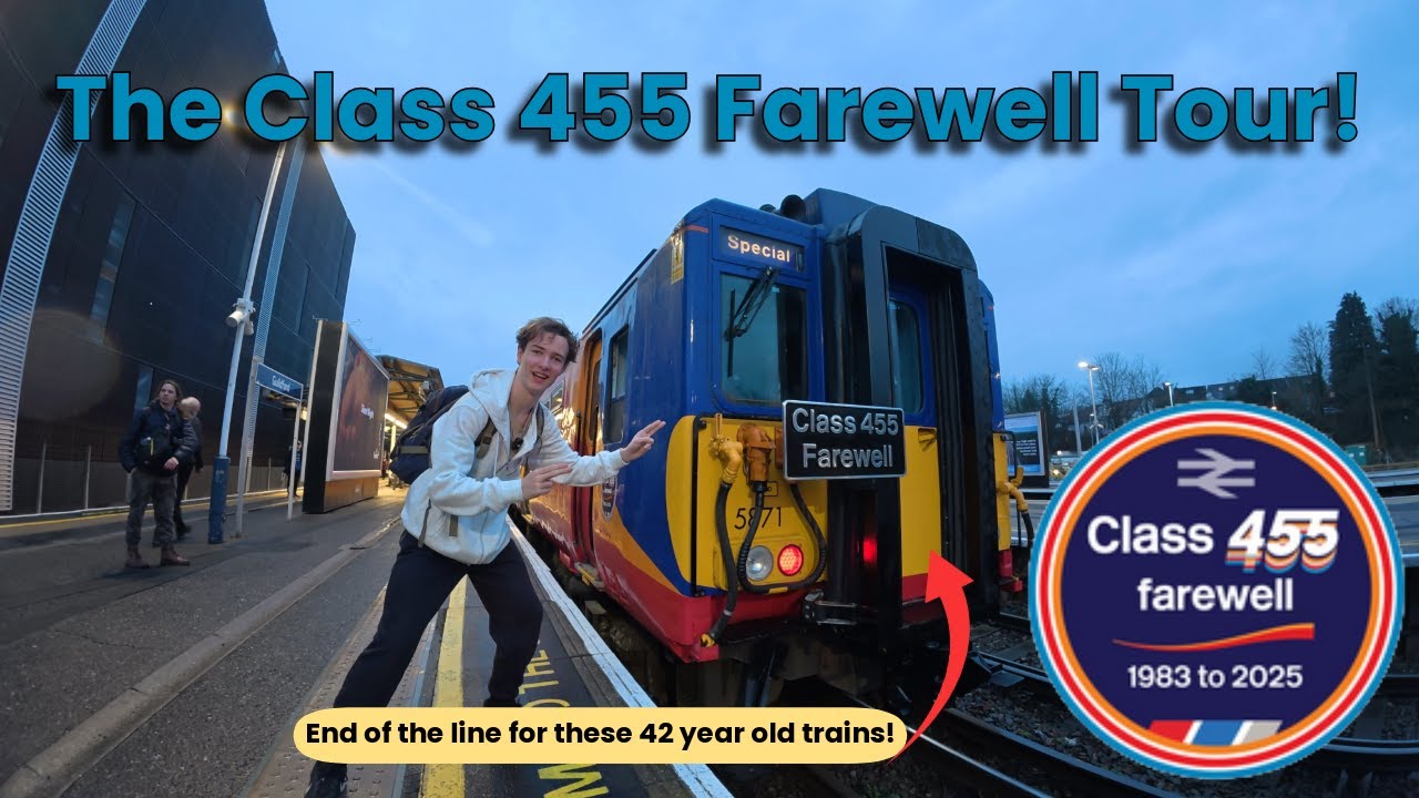 Поездка на прощальном поезде Class 455!